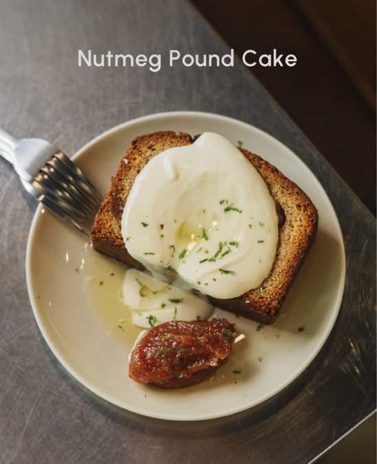 The Alley Nutmeg Pound Cake